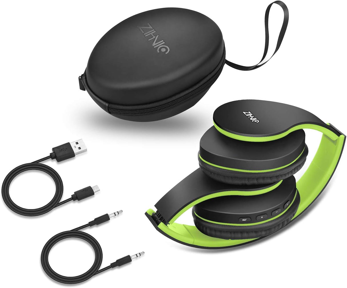 Auriculares ZIHNIC Bluetooth Inalámbricos, Plegables, FM, Modelo ZIH-01