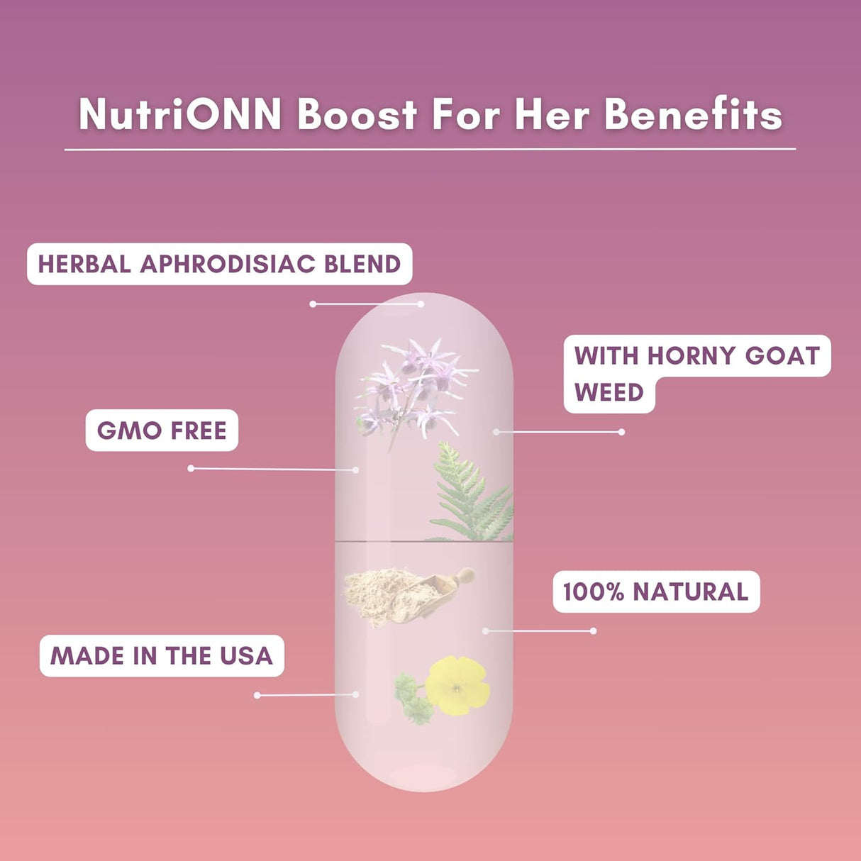 Libido Booster para mujeres –Mejora el estado de ánimo