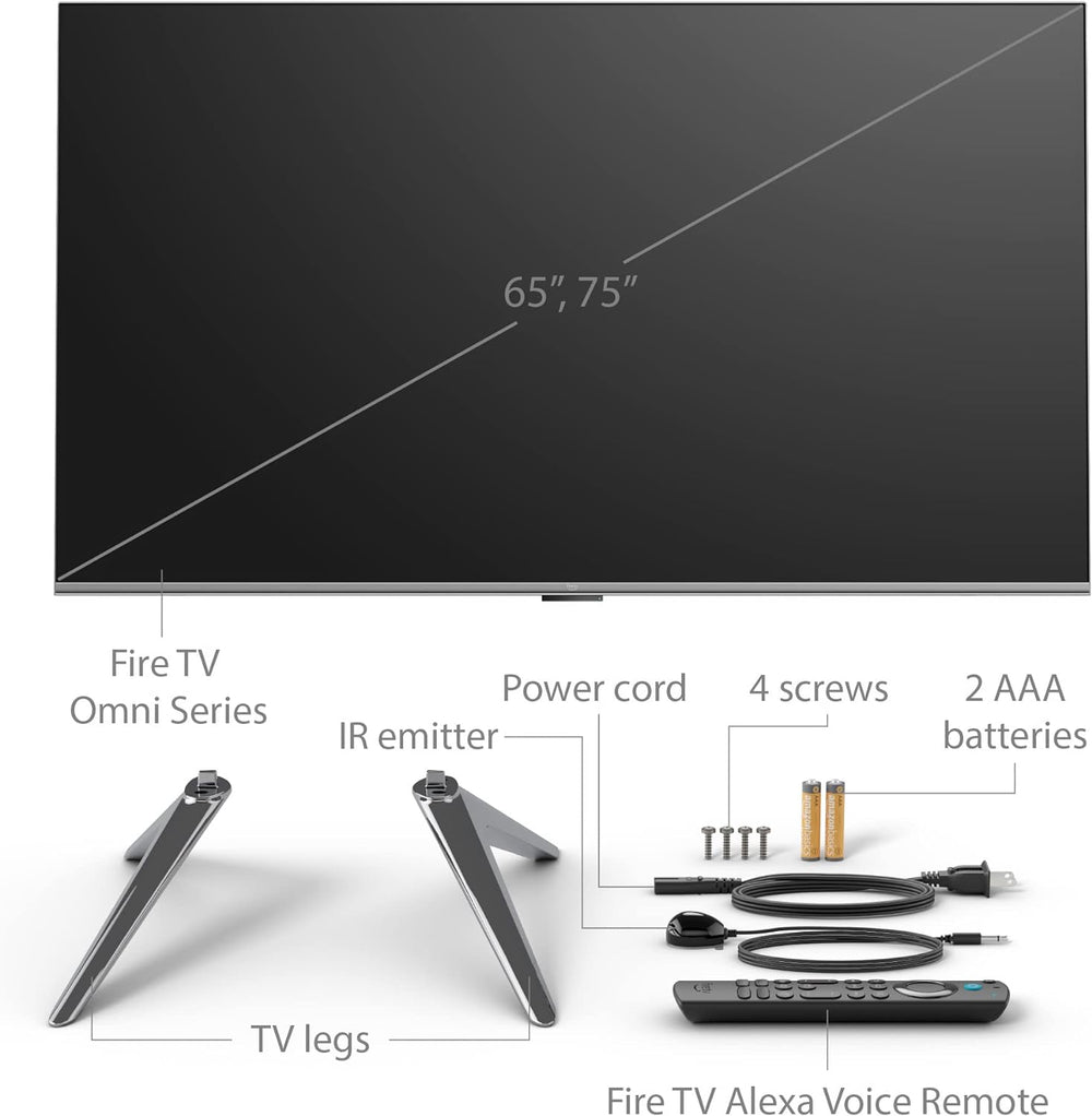 Tv inteligente Amazon Fire TV Omni Series de 65 en 4K UHD