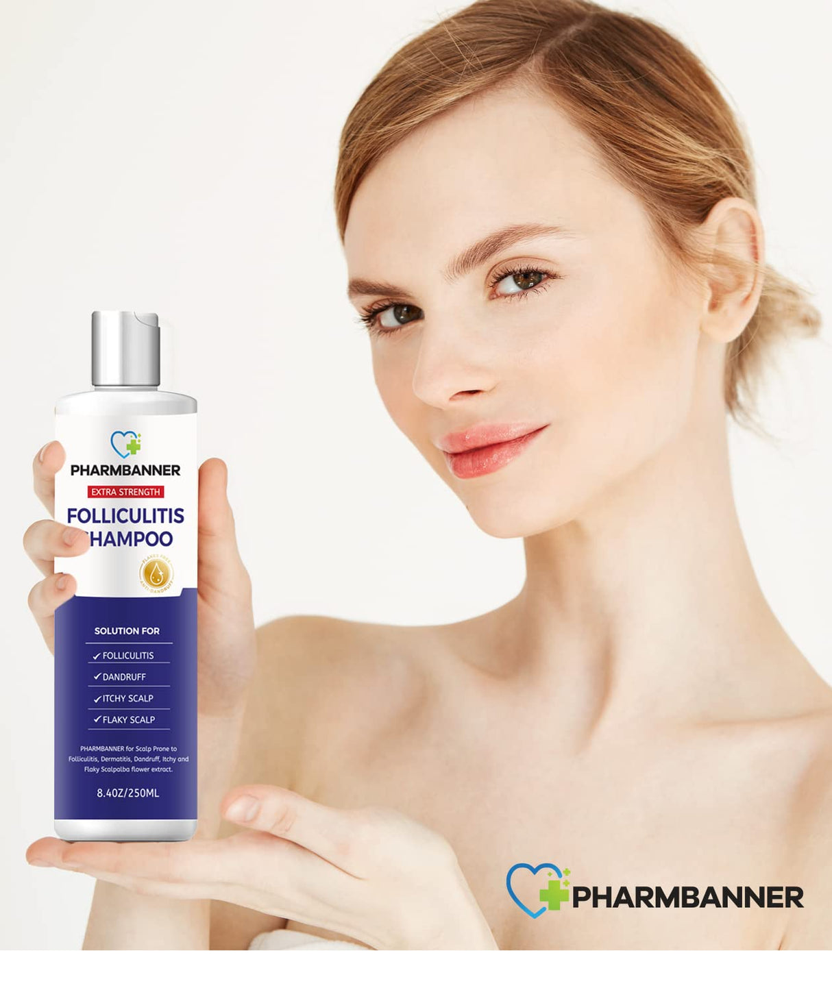 PHARMBANNER Foliculitis champú para dermatitis seborreica