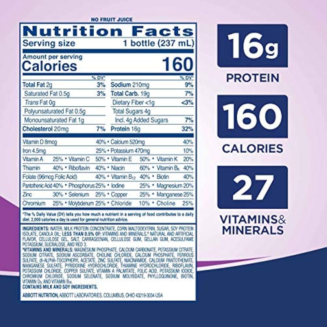 Proteína de alta calidad, batidos de reemplazo de comidas