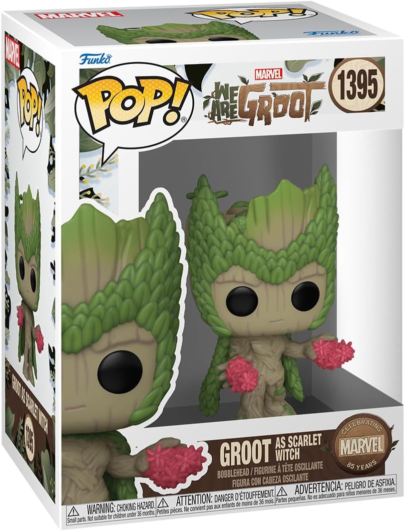 Funko Pop! Marvel: Groot como Scarlet Witch - 85 Aniversario