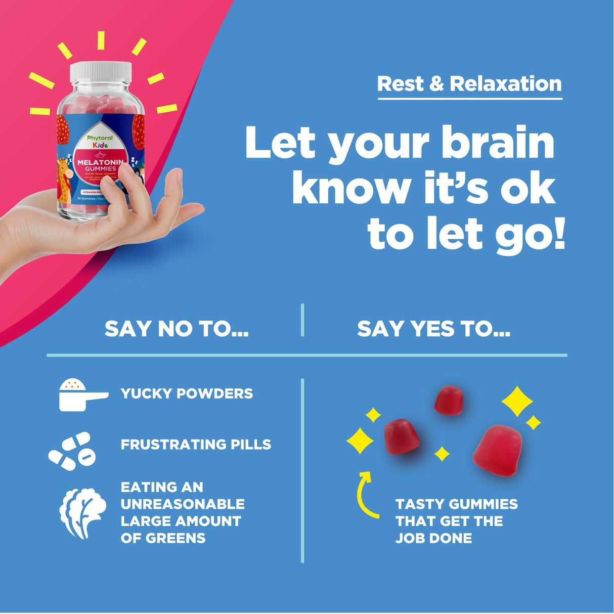 suplemento de sueño en Gomitas para niños de 1 mg