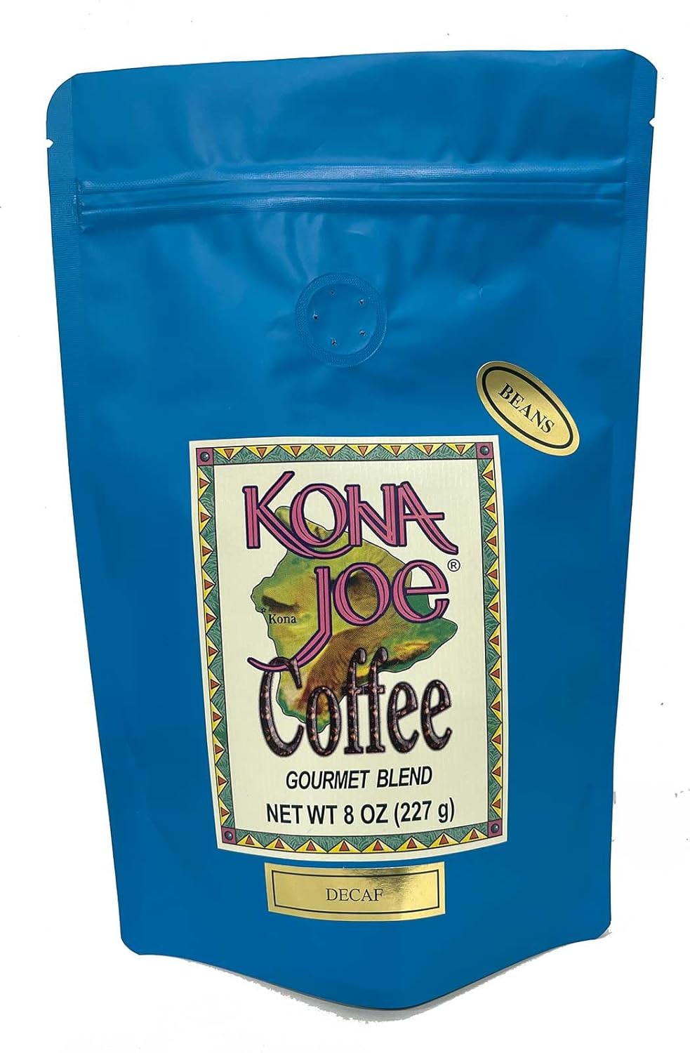 Café Gourmet Kona Joe Decaf, Tueste Medio, Granos 8 oz