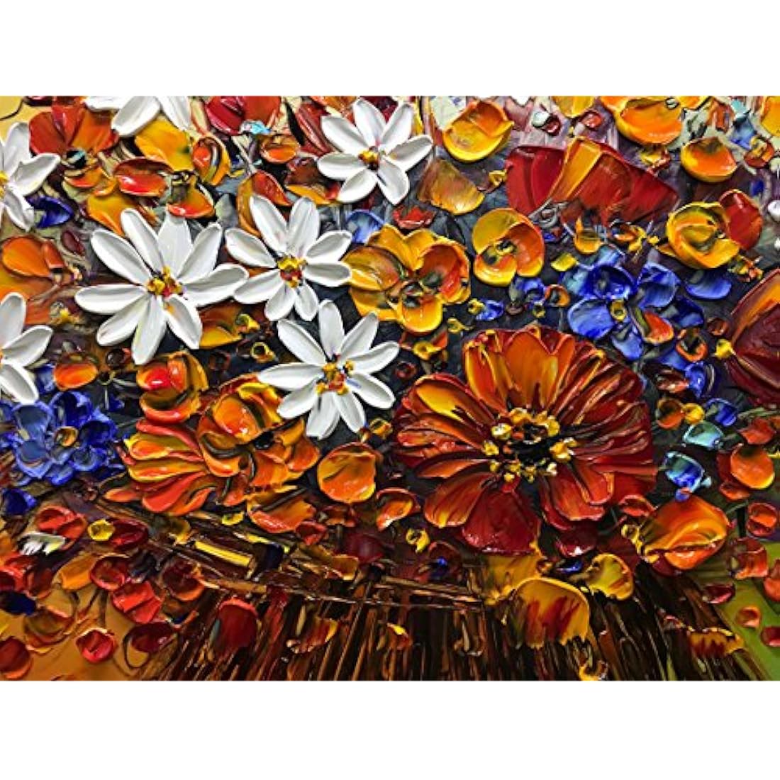 Pinturas 24x48 pulgadas al óleo Pintura 3D Pintado a mano