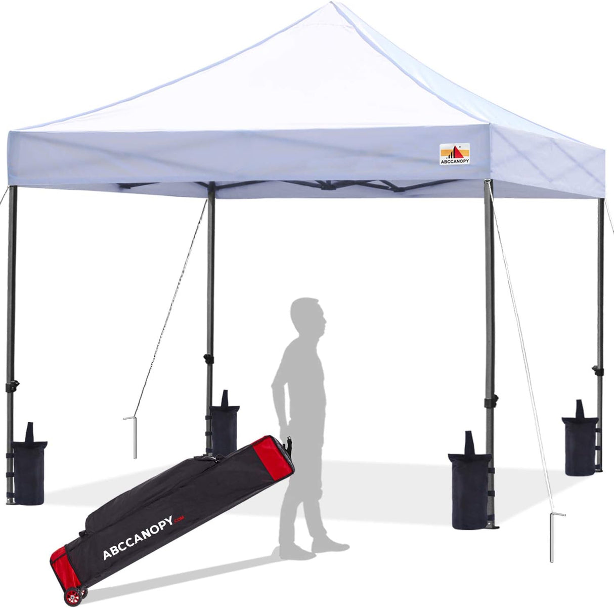 Carpa Plegable ABCCANOPY 10x10 Comercial (Blanca)