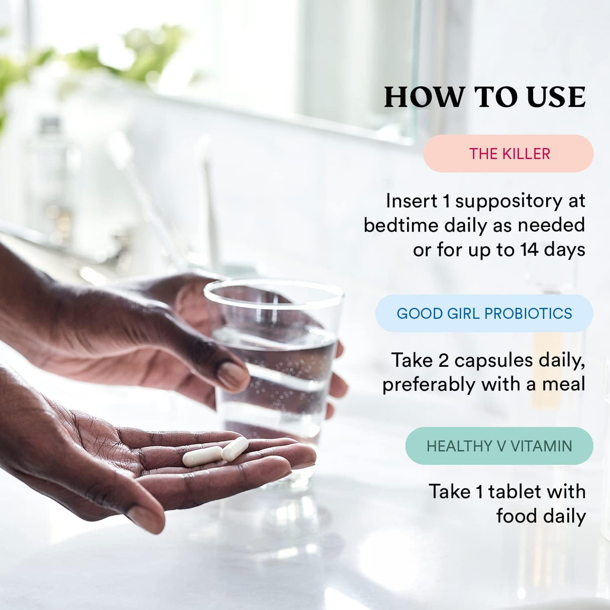 Love Wellnes Girl Probióticos y vitamina V saludable