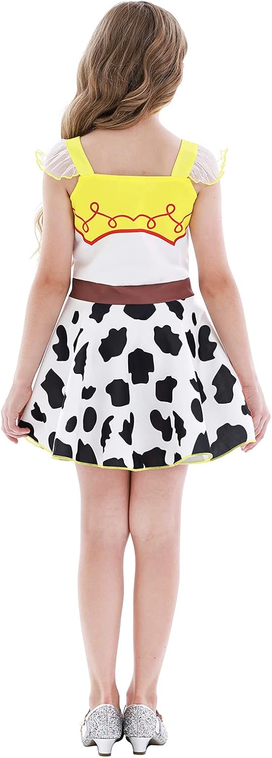 Disfraz de Vaquera Jurebecia, Ropa con Encaje y Volantes