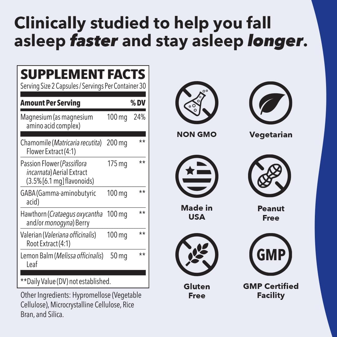 Suplemento para Apoyo al Sueño - Relaja y Alivia Muscular