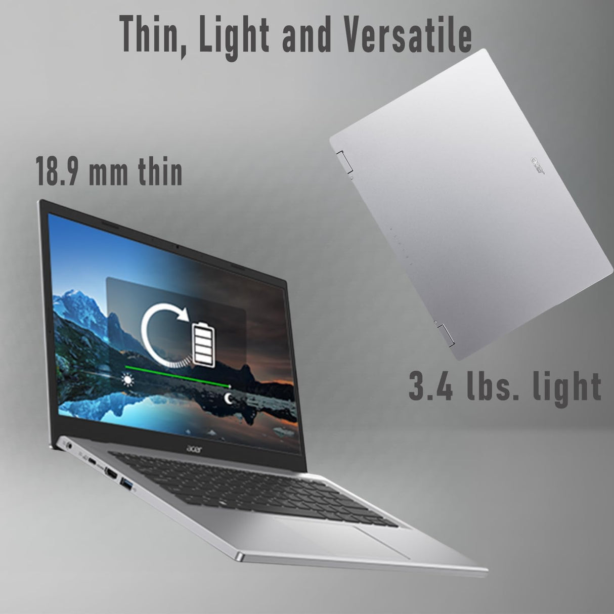 Laptop 2 en 1 Acer Aspire 3 Spin 14, 14 WUXGA, i3-N305