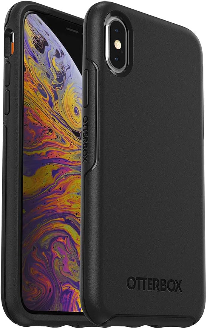 OTTERBOX SYMMETRY SERIES - Funda para iPhone Xs y iPhone X, embalaje al por menor, color negro