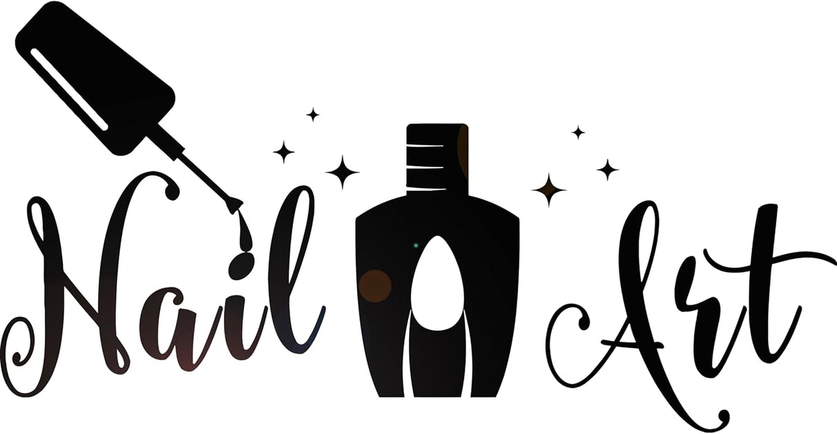 Vinilo Decorativo Logo Esmalte Marca Belleza Stickers g8782