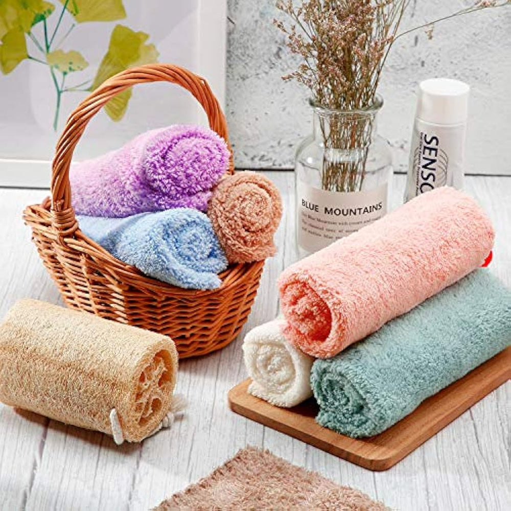 Syhood Paños de limpieza facial de microfibra para la cara