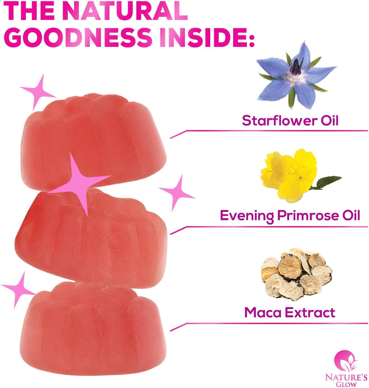 Suplemento de menopausia para mujeres Nature's Glow