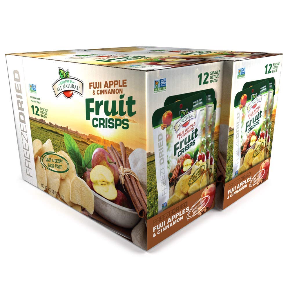 Crispetas de Fruta Fuji y Canela, Brothers-ALL, 0.35 oz, 12 ct
