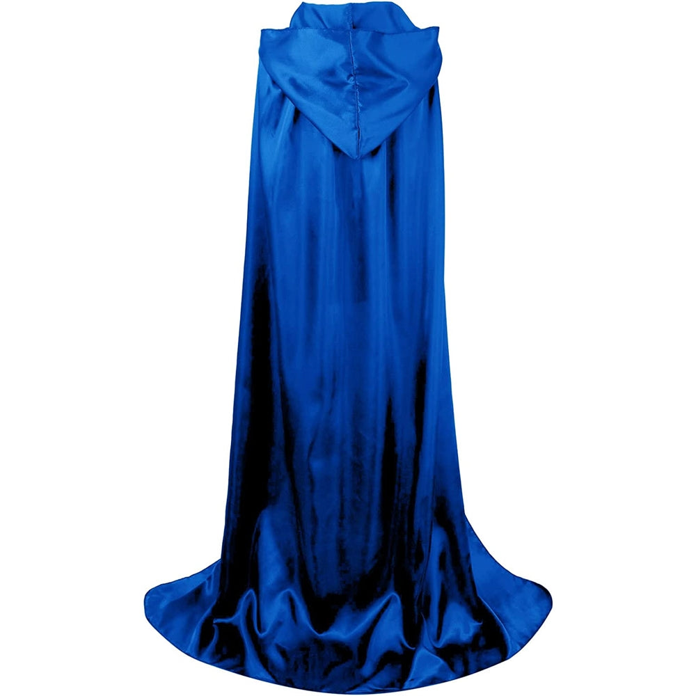 Disfraces de Capa con capucha talla M azul