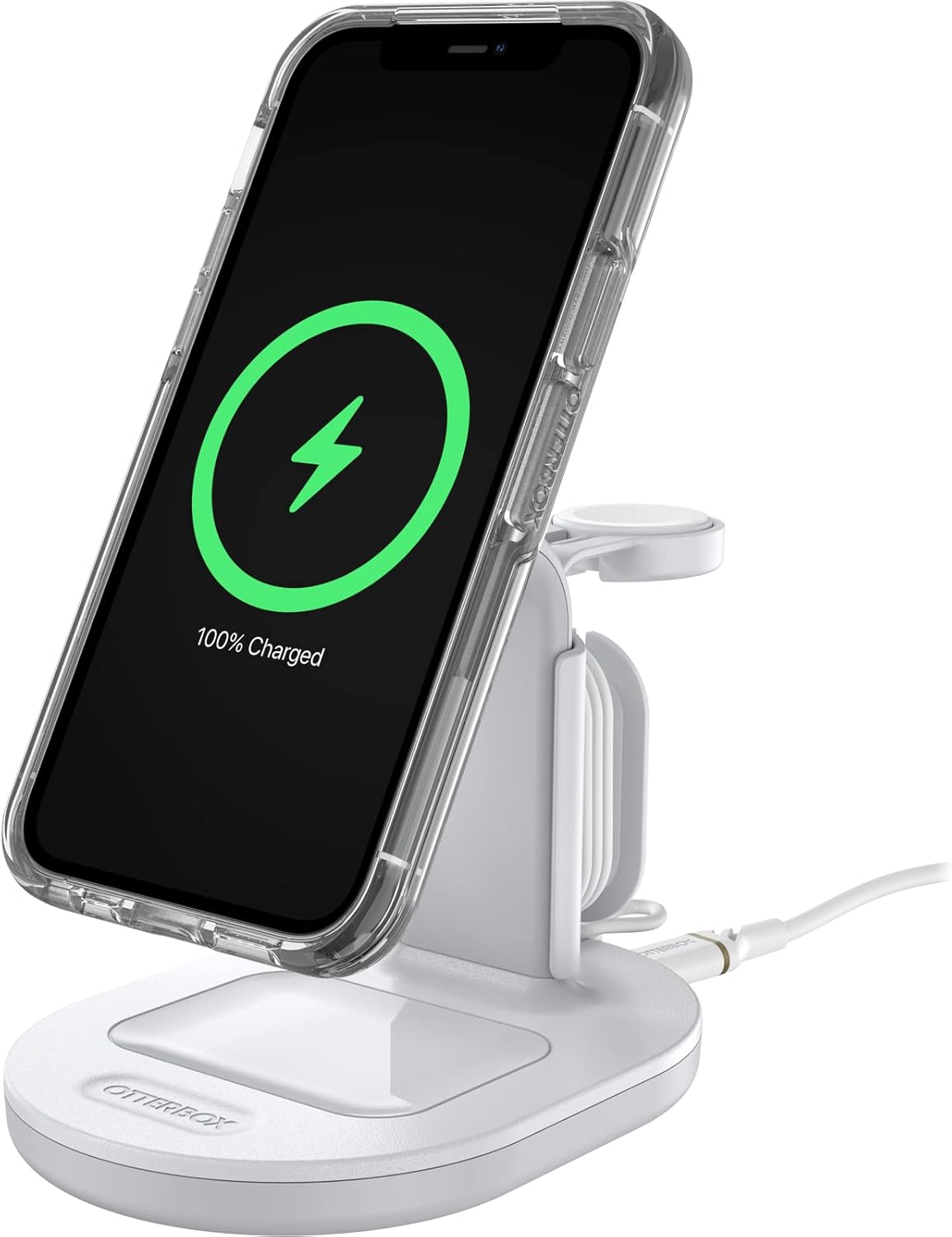 Cargador inalámbrica 3 en 1 para MagSafe BLANCO