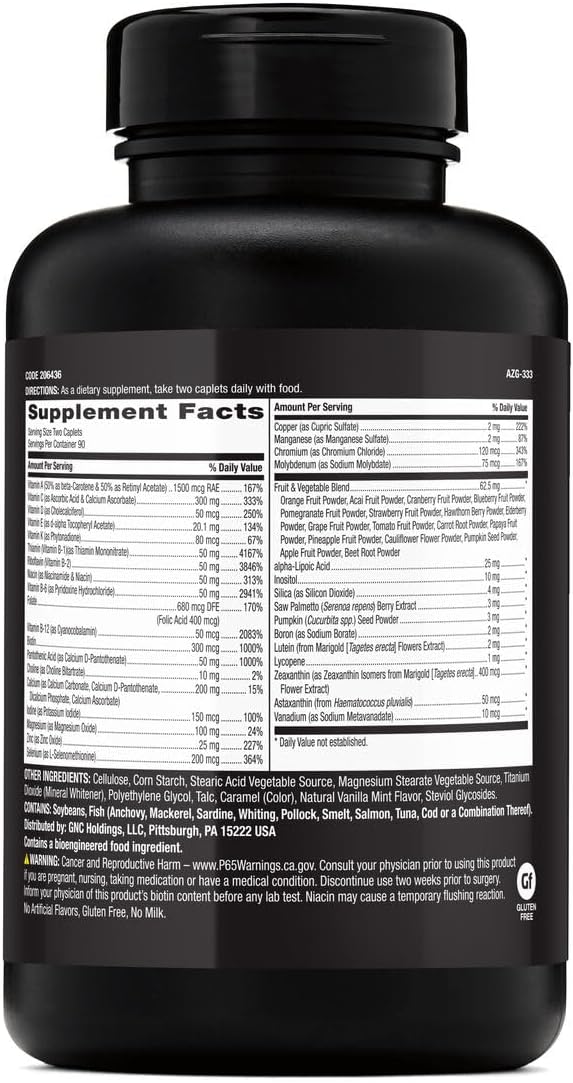 Suplemento Multivitamínico para Hombres con Antioxidantes