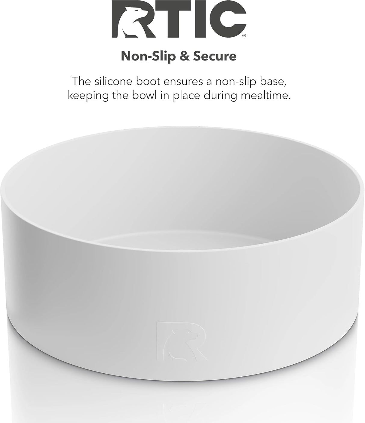 Cuenco 3 en 1 para Perros RTIC, Acero Inoxidable, Grande