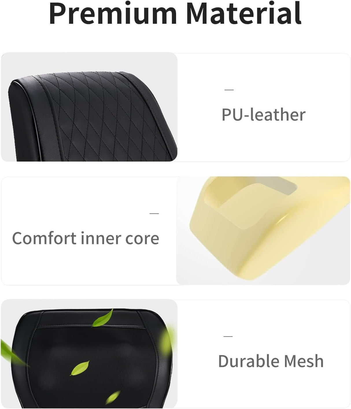 Masajeador de cuello y espalda, con calor, 3D, modelo X123