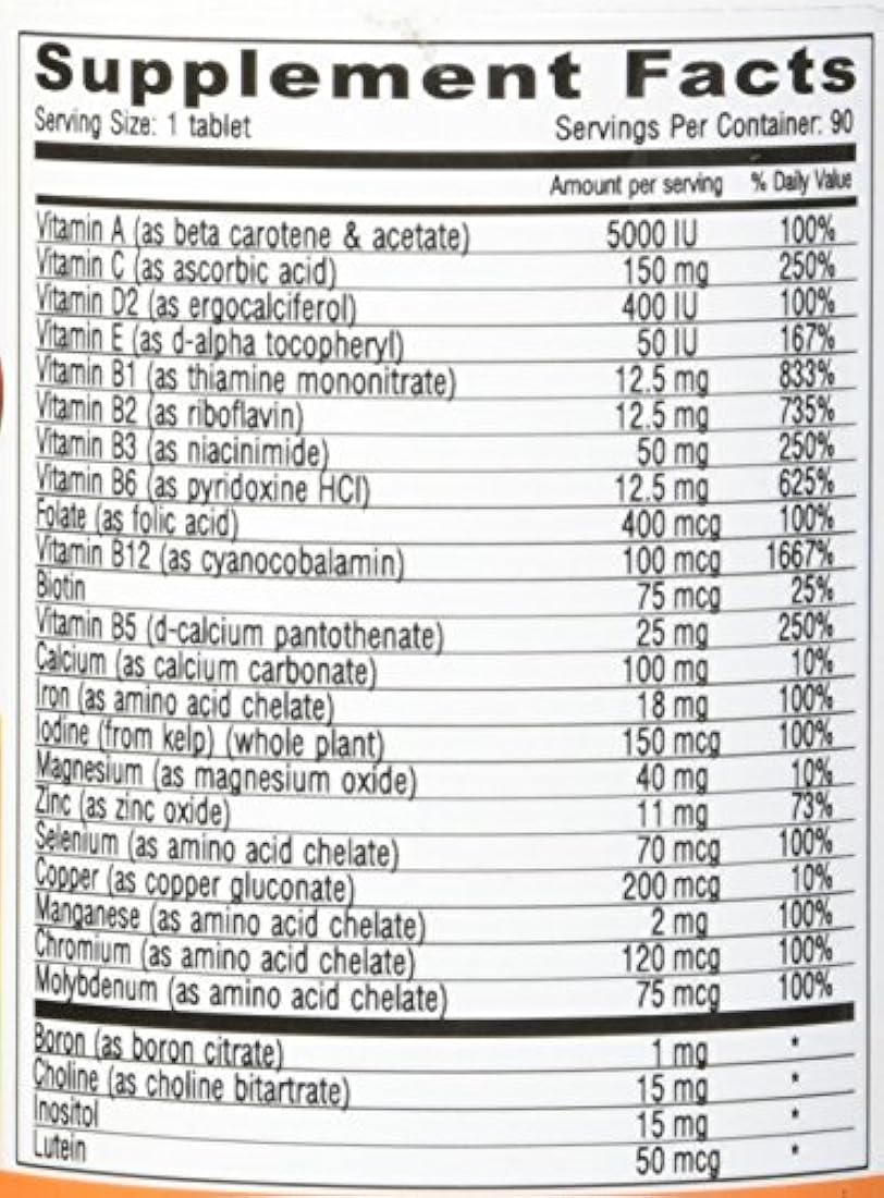 Suplemento multivitaminico