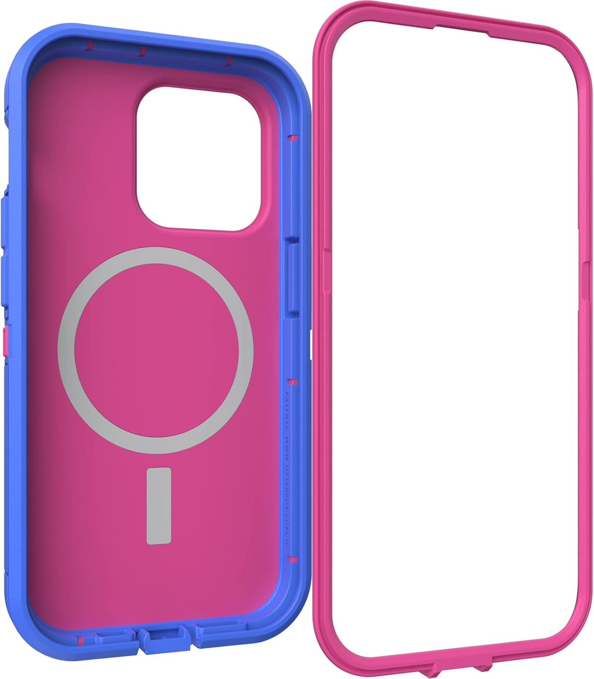 OtterBox DEFENDER XT SERIES para iPhone 14 Pro (solamente), loto hinchante (rosa)