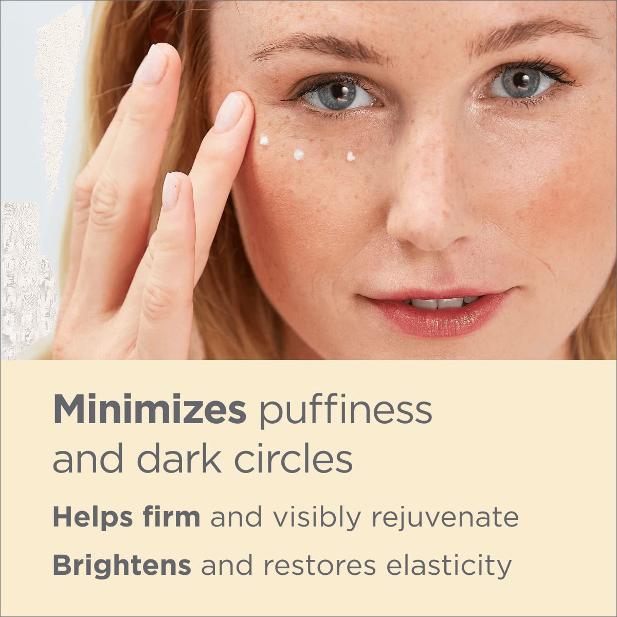 Cuidado Facial Crema iluminadora debajo de ojos hinchazón