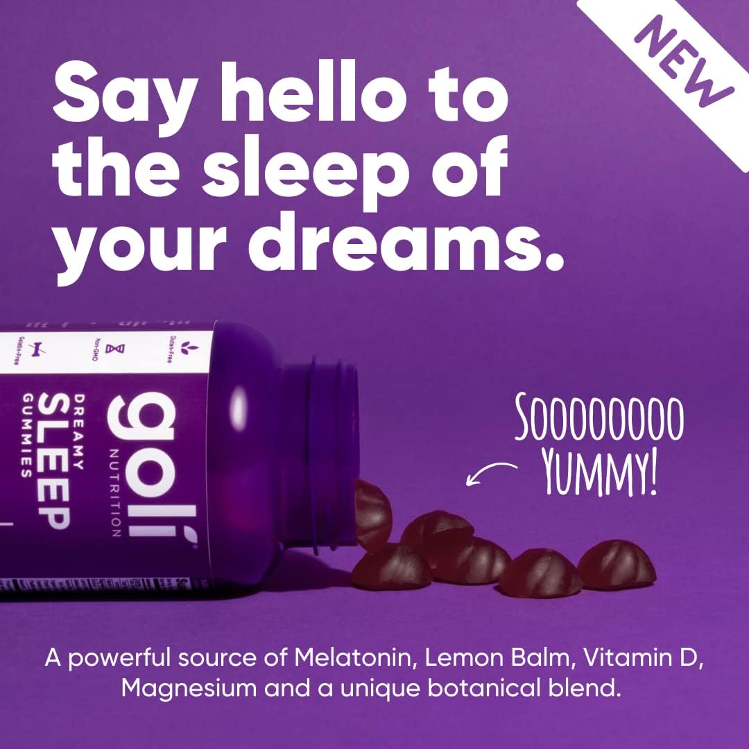 Suplementos Goli Dreamy Sleep Gummy magnesio vegano 60 und