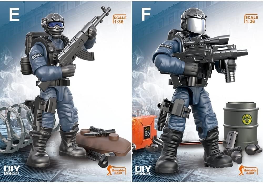 Figura de Acción Militar YEIBOBO, Fuerzas Especiales XJ-9902