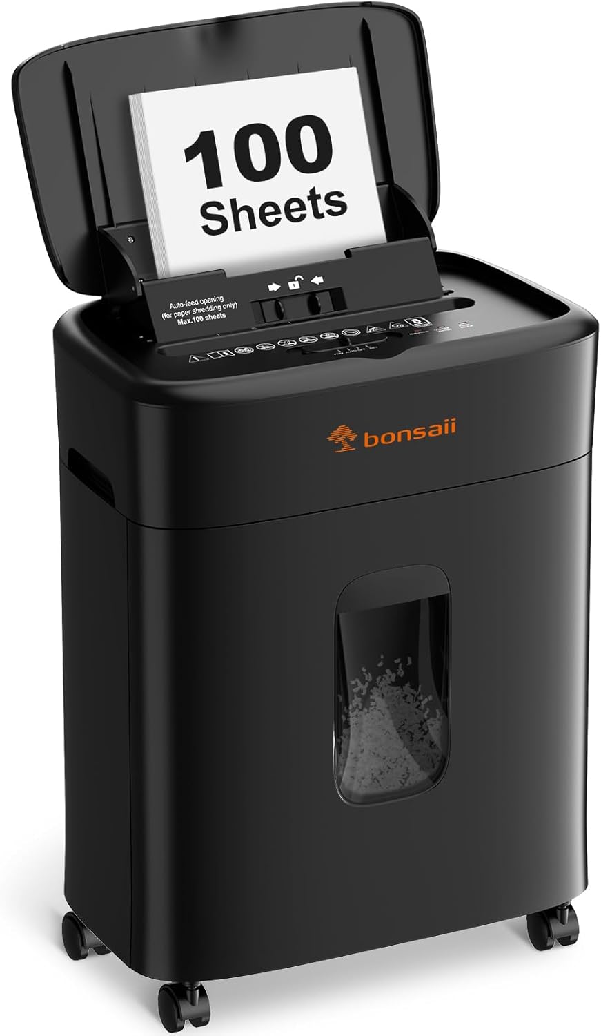 Trituradora de papel Bonsaii, microcorte 100 hojas, P-4