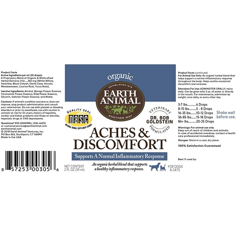 Suplemento para perros y gatos para dolores y molestias