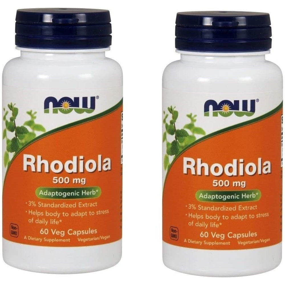 Suplemento Rhodiola Hierba adaptogénica 60 veg 2 unidades