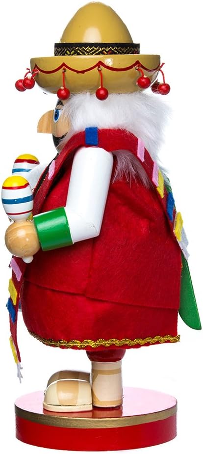 Adorno de mesa Nutcracker Mexicano - Kurt Adler, Colección Chubby