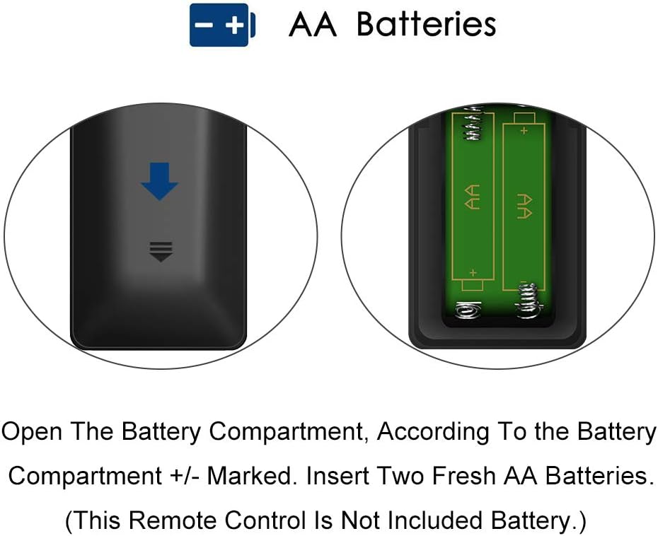 Control remoto universal Gvirtue para TV Vizio modelo VZ-2+L