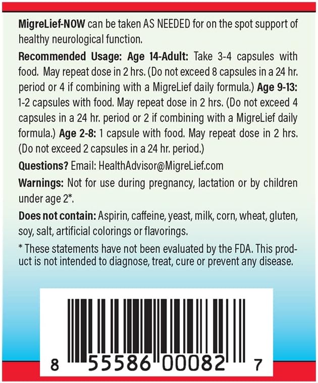 Kit de Apoyo Nutricional para Migraña, Fórmula Diaria y Rápida