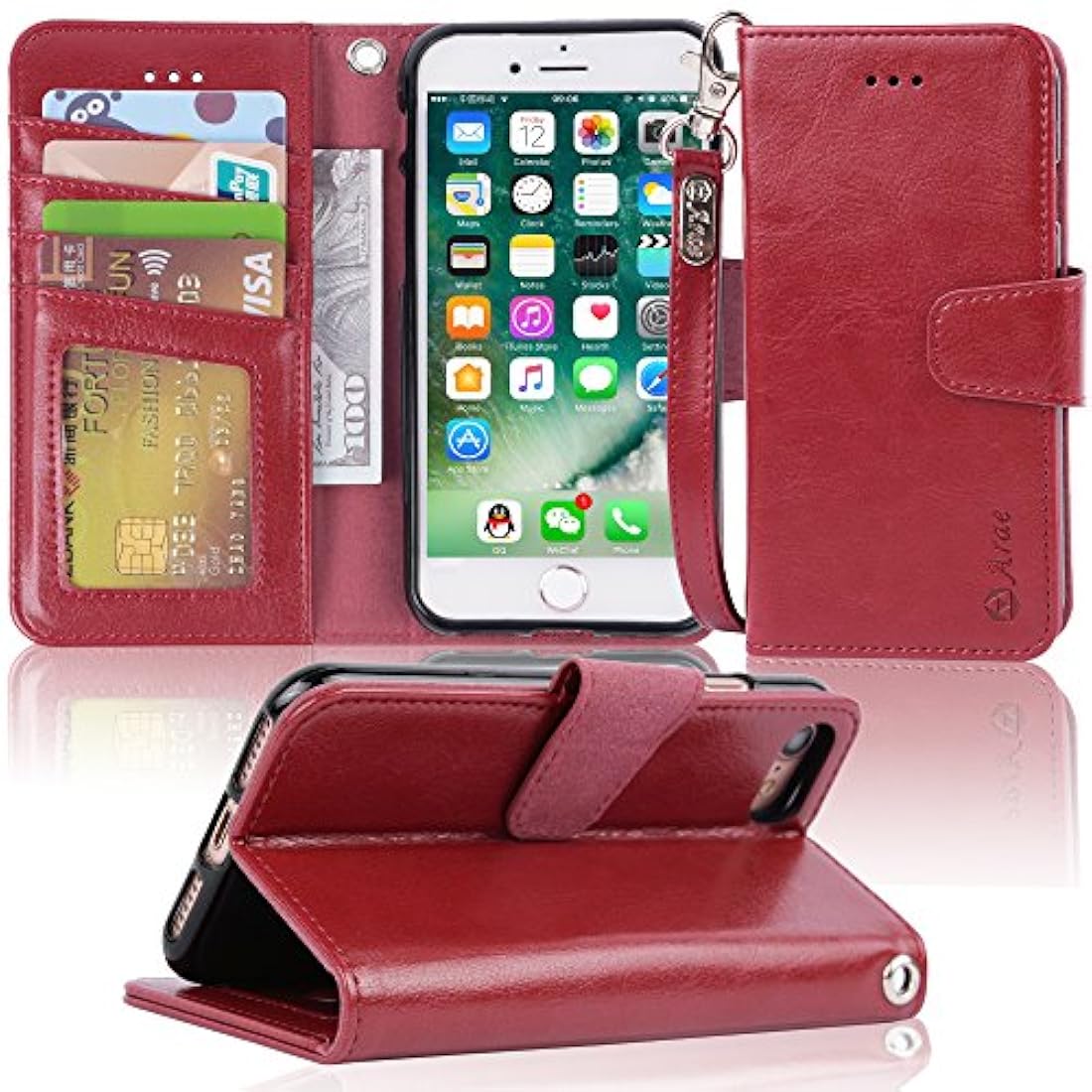Arae Funda para iPhone 7 funda de bolsillo para iPhone 7