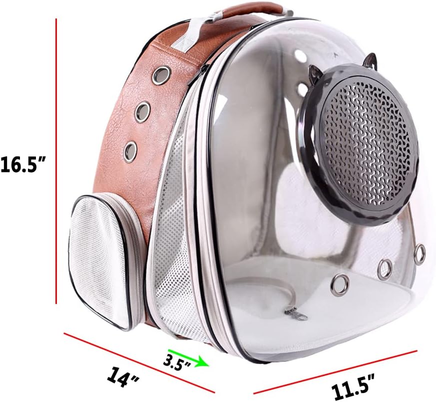 Mochila Expandible para Gatos, Aprobada Aerolíneas, Modelo Astronauta