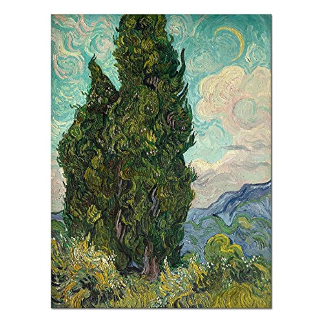 Wieco Art - reproducción de pinturas al óleo abstracto