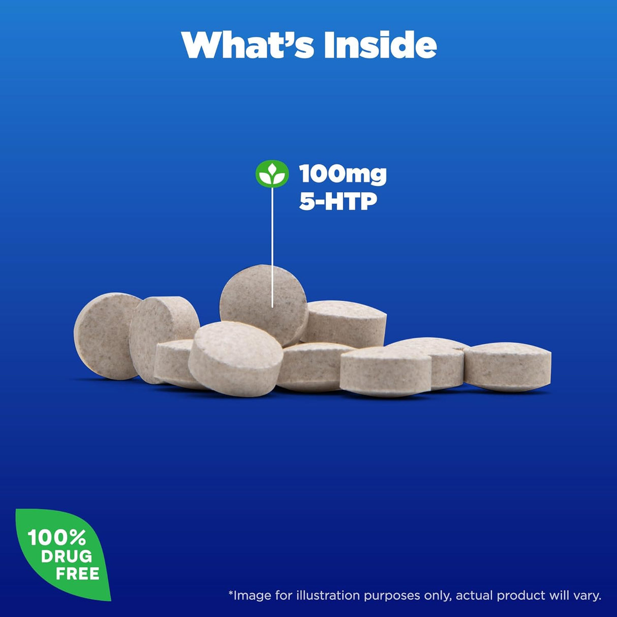 Suplemento Natrol Mood + Stress 5-HTP 100 mg, 30 Cápsulas