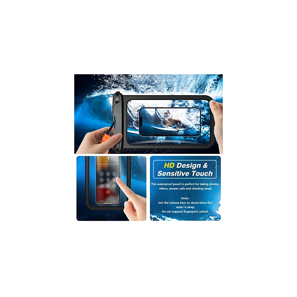 Fundas grande impermeable teléfono 10 pulgadas 2 unidad