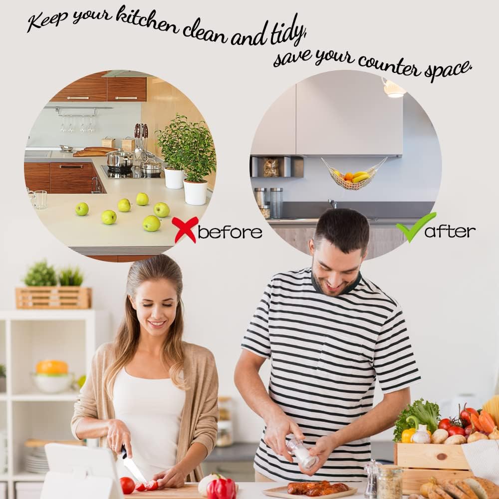 Hamaca de Frutas para Cocina, Decoración Boho, Macrame, Modelo RV