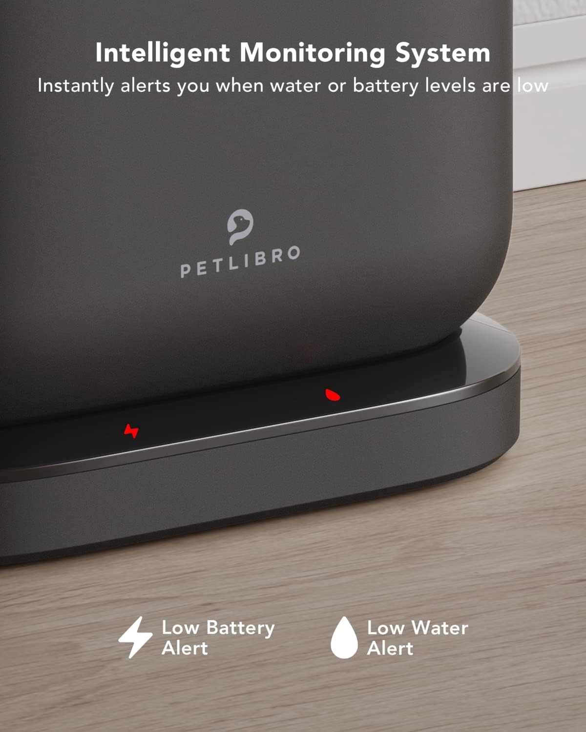 Fuente de agua para gatos inalámbrica PLWF115 PETLIBRO