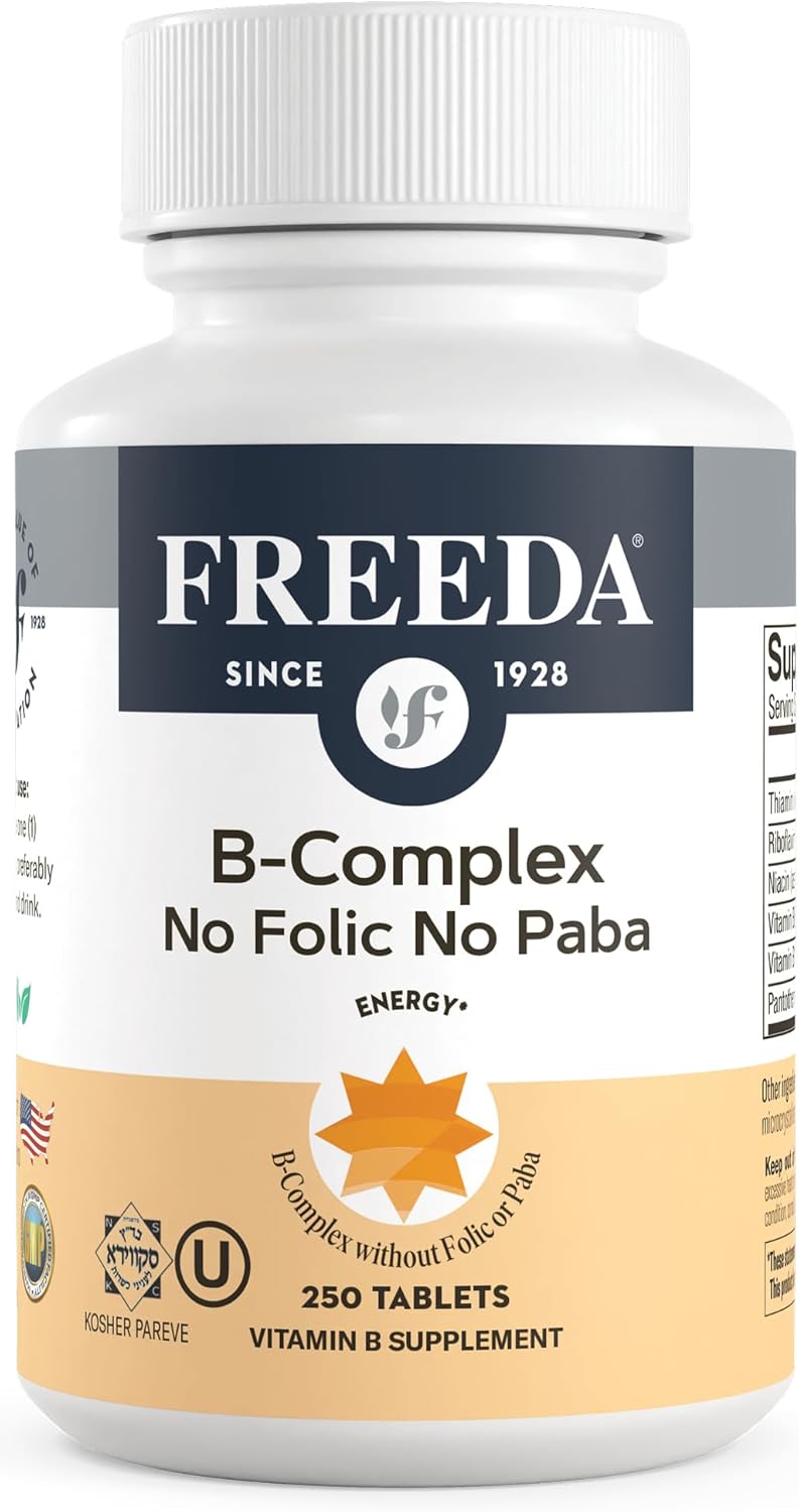 Freeda Vitamina B Compleja Sin Ácido Fólico 250 Cápsulas