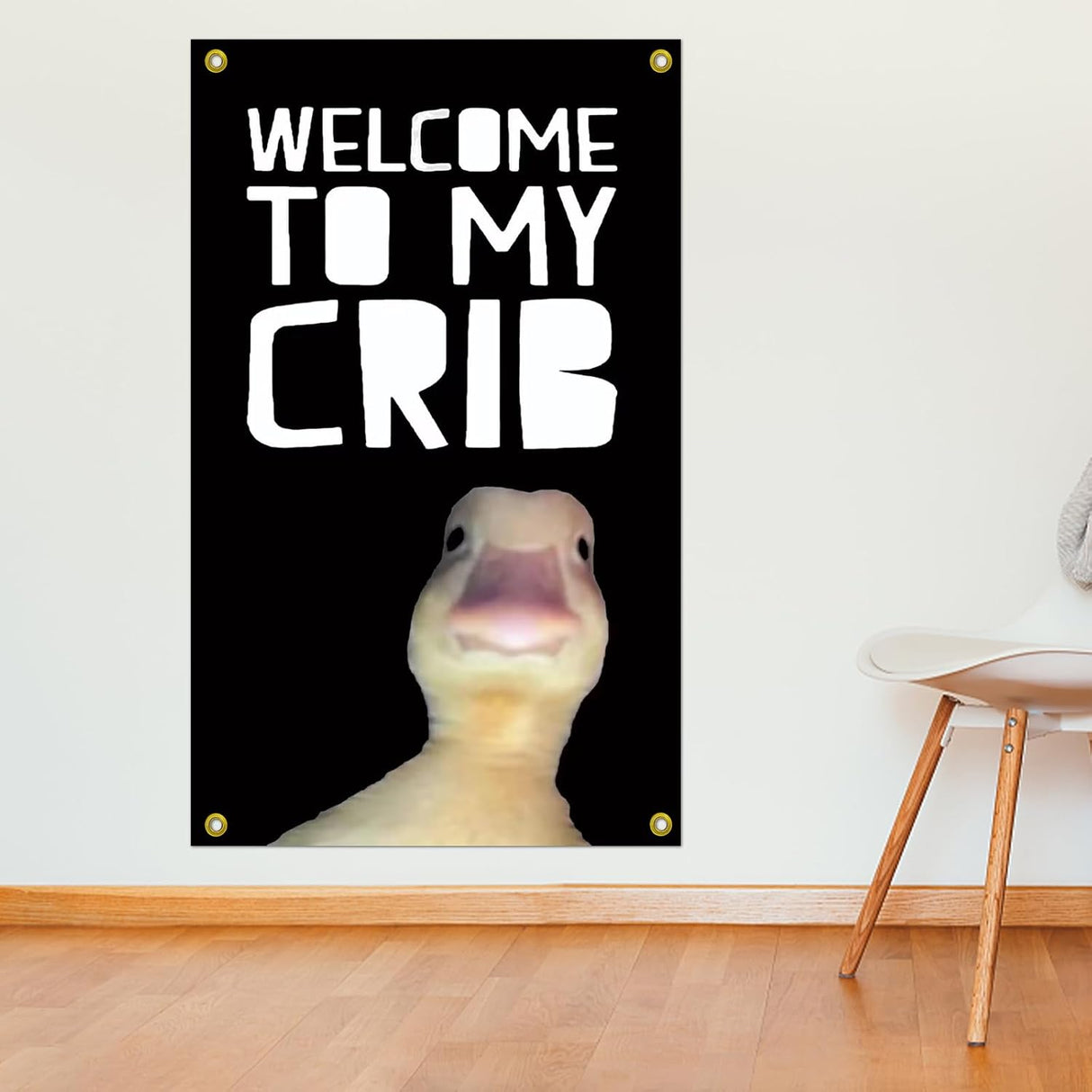 Bandera Impermeable 60x90cm con Ojales para Decoración de Dormitorio