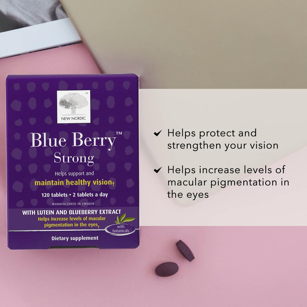 NEW NORDIC Blueberry Strong | Macular Pigmentation Night