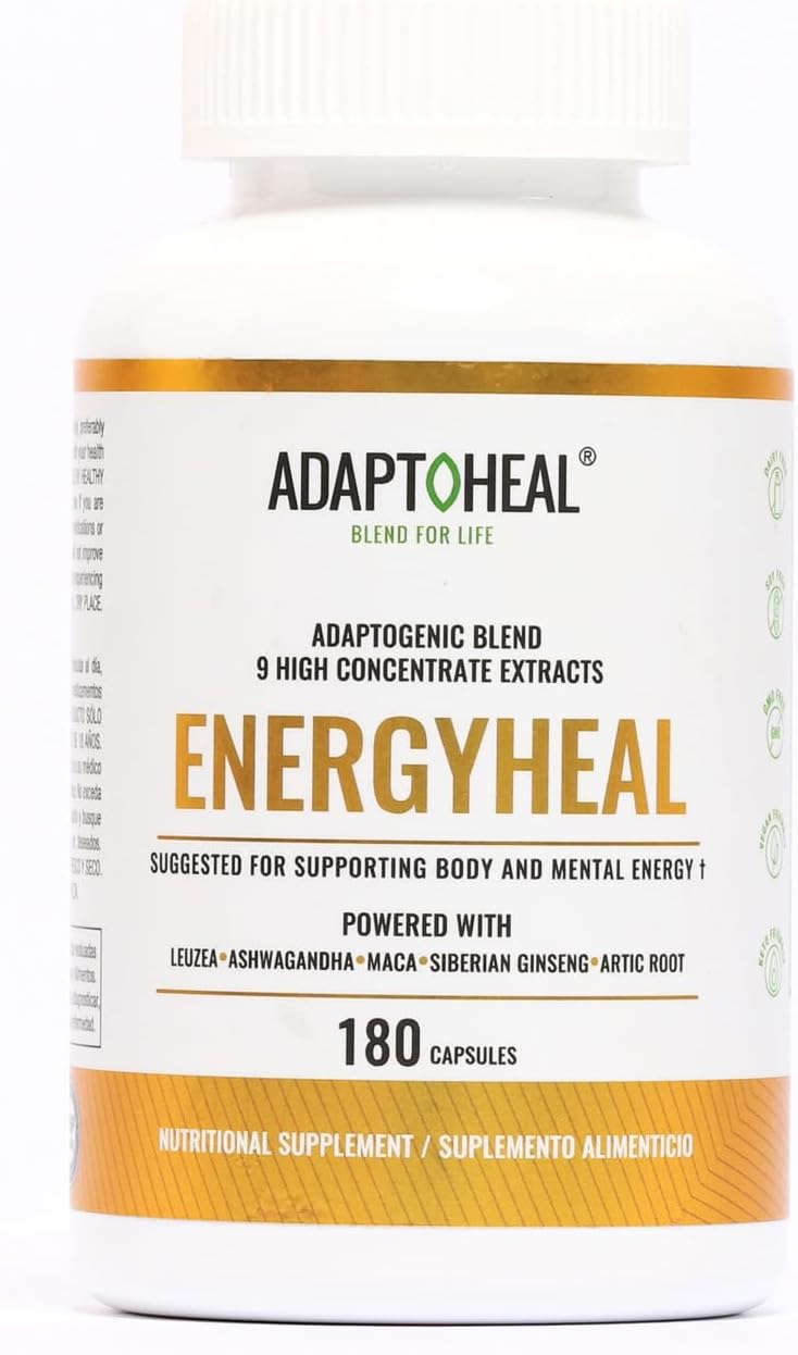 Suplemento energético sin cafeína mezcla de adoptógenos