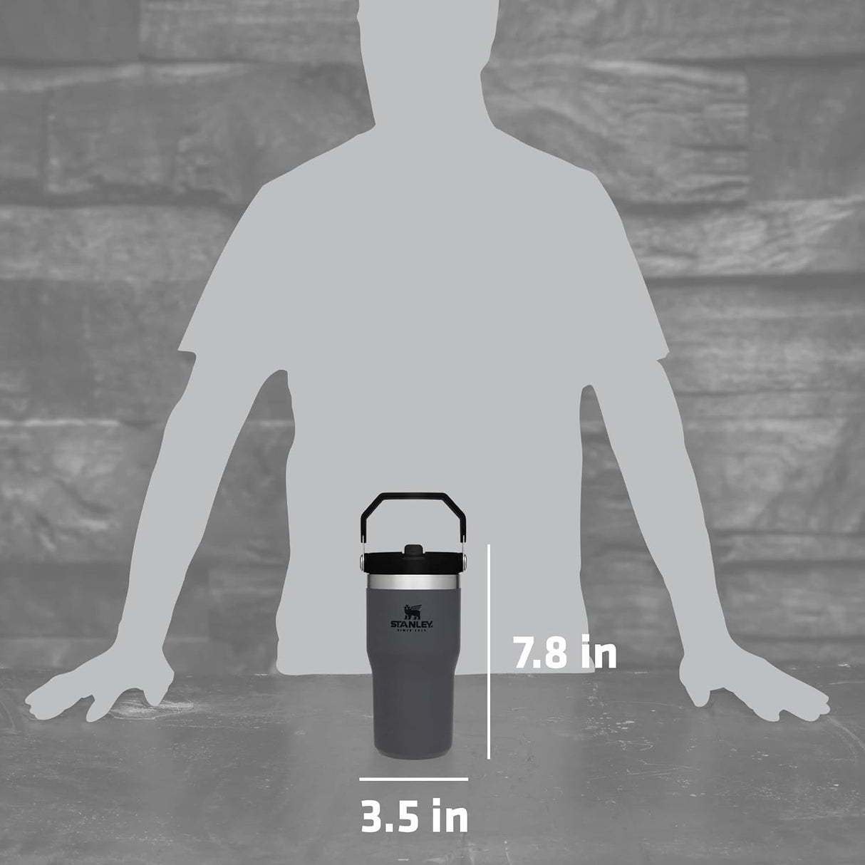 Vaso de Acero Inoxidable con Popote - IceFlow