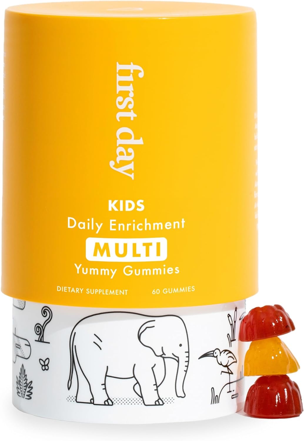 Suplemento Gomitas multivitamínicas diarias para niños