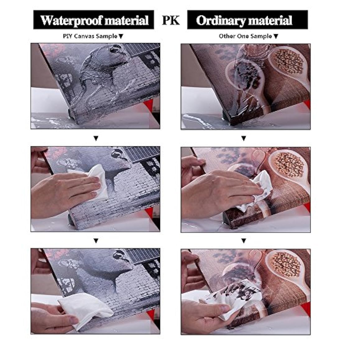 White Tiger Picture Decor para el dormitorio