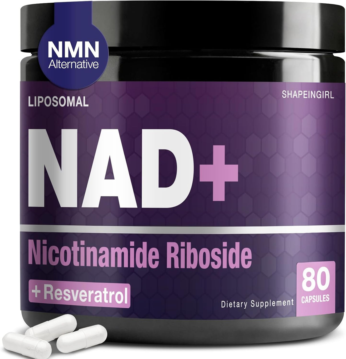 Suplemento NAD+ - Nicotinamida Ribosida, Resveratrol, NR